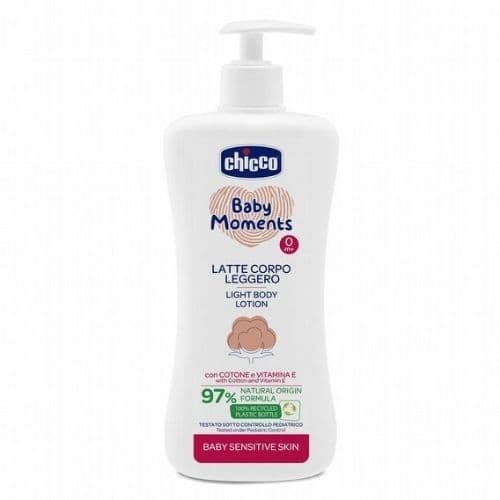 Lait corporel léger Baby Moments, CHICCO, 500ml